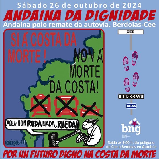 Cartaz Andaina da dignidade