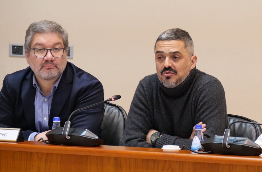 Oscar Insua e Daniel Pérez no Parlamento 16-01-25