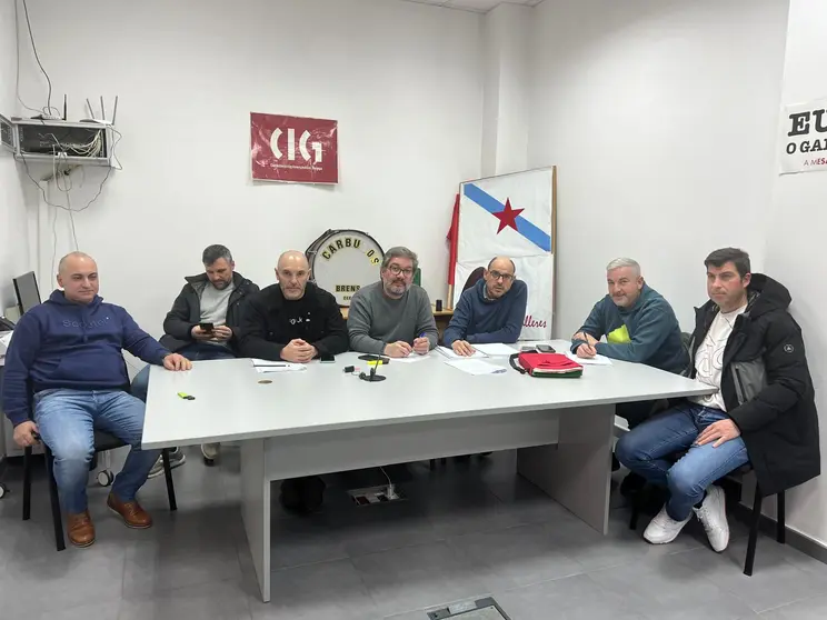 Reunión do deputado Oscar Insua coa sección da CIG en Xeal