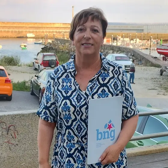 Tereixa Fern&aacute;ndez, portavoz municipal do BNG Fisterra