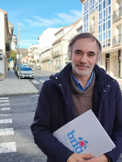 Benxam&iacute;n Queiro, voceiro do BNG de Vimianzo