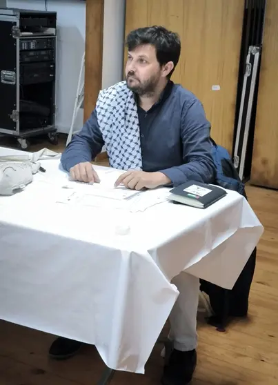 Xurxo Rodr&iacute;guez, voceiro do BNG Camari&ntilde;as, en sesi&oacute;n plenaria (26-09-25)