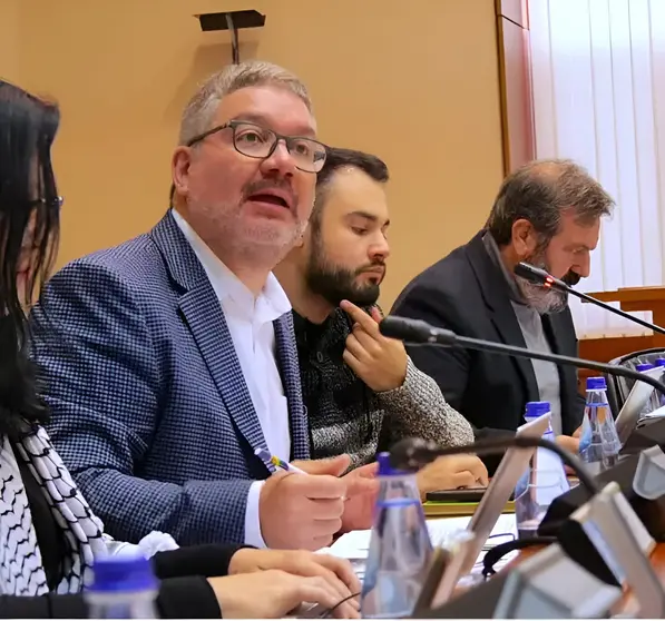Oscar Insua na comisi&oacute;n 1&ordf; do Parlamento galego