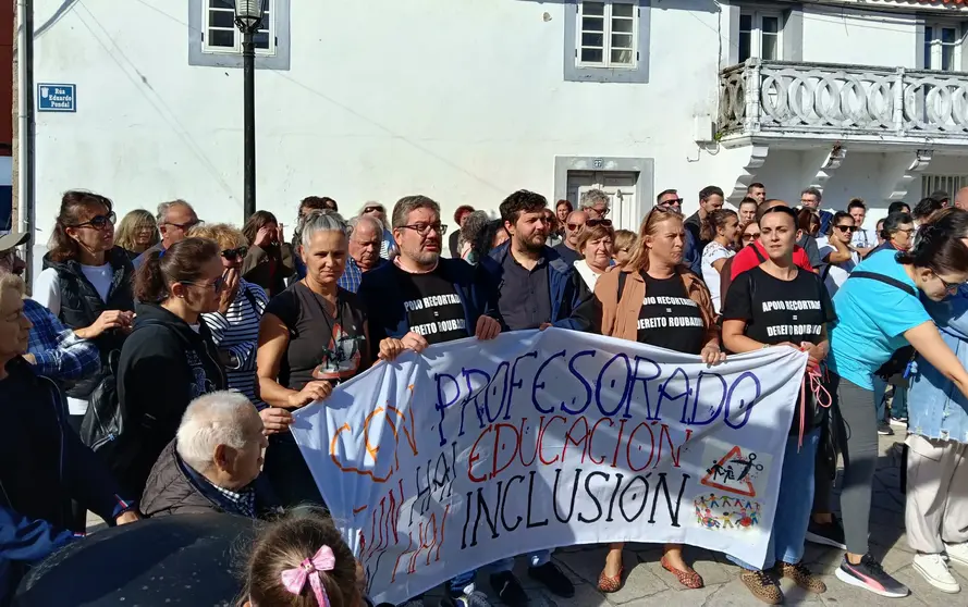 Foto de arquivo da concentraci&oacute;n de ANPA's en Mux&iacute;a, no mes de outubro