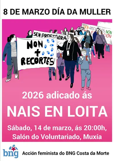 Cartaz acto Acci&oacute;n Feminista