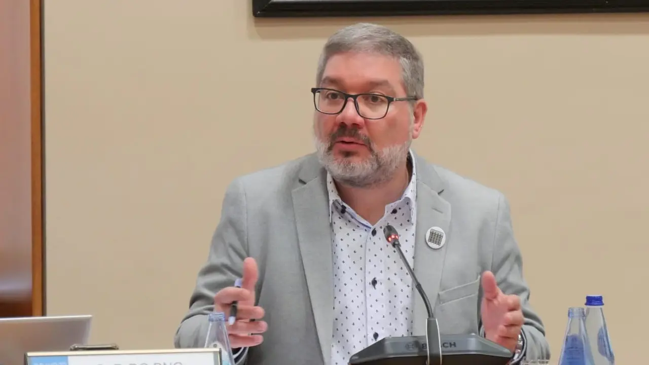 Oscar Insua, deputado do BNG pola Costa da Morte e Berganti&ntilde;os