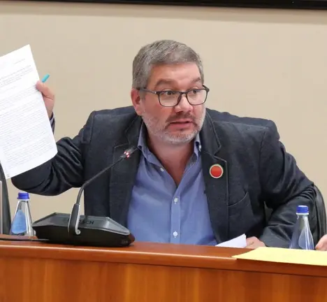 O deputado Oscar Insua, impulsor da iniciativa