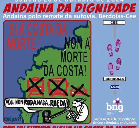 Cartaz Andaina da dignidade