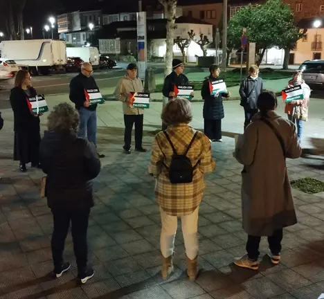 Concentraci&oacute;n de apoio a Palestina 18-11-24