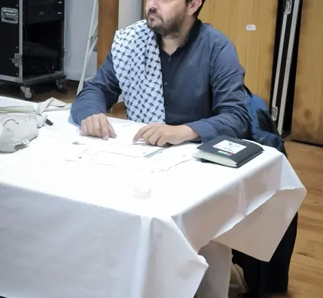 Xurxo Rodr&iacute;guez, voceiro do BNG Camari&ntilde;as, en sesi&oacute;n plenaria (26-09-25)
