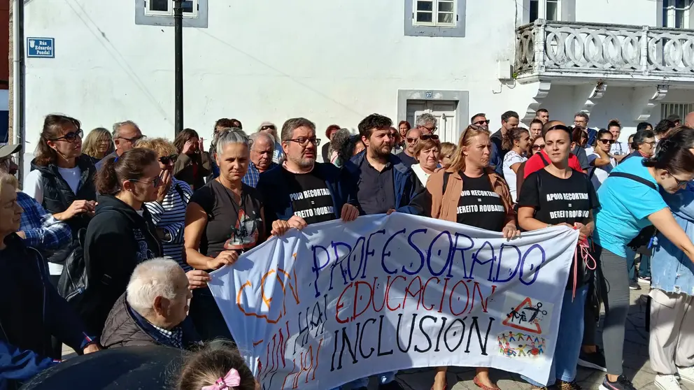 Foto de arquivo da concentraci&oacute;n de ANPA's en Mux&iacute;a, no mes de outubro